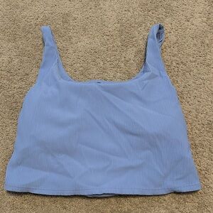 Athleta Rib Cut Out Longline Bra size XL